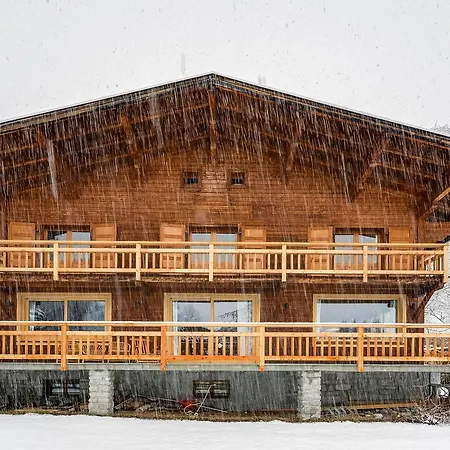 Domek alpejski Vaste Et Chaleureux Chalet Vue Mont-blanc *