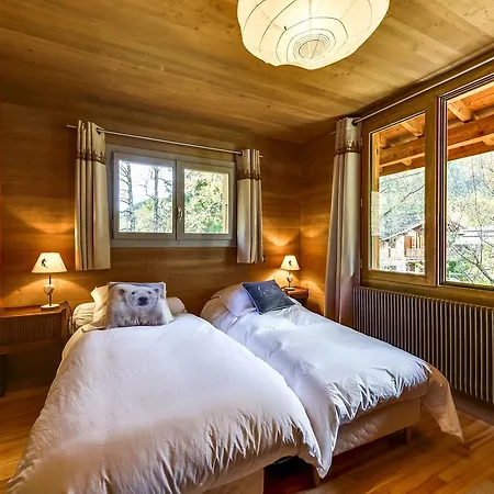 Domek alpejski Vaste Et Chaleureux Chalet Vue Mont-blanc